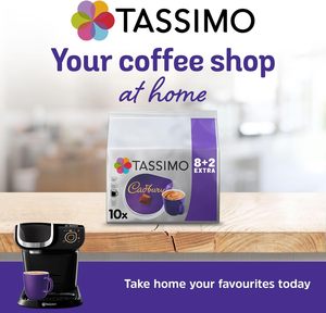 Cápsulas de Chocolate Caliente Tassimo Cadbury x10 (Paquete de 5, Total 50 Bebidas) - Product Image 2