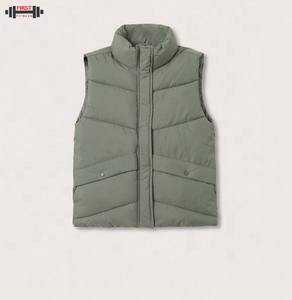 Veste matelassée pour homme de qualité supérieure, personnalisable en gros, col montant en toile, écologique, antibactérienne, respirante, décontractée pour l'hiver - Product Image 1