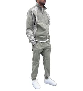 Veste coupe-vent zippée personnalisée, pantalon de jogging, 100% coton, doublure en polaire, pantalon cargo sportif d'hiver, coupe-vent, pantalon de survêtement unisexe - Product Image 3