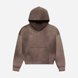 Sudadera con Capucha Térmica Extra Grande para Hombre, Estilo Vintage, Lavada, Gruesa, de Invierno, con Logotipo Personalizado, 100% Algodón, Lavada con Ácido, Estilo Francés - Product Image 4