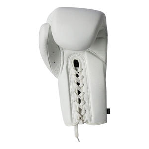 Gants de boxe d'entraînement professionnels à lacets QST en cuir PU, gants de boxe thaïlandaise, de kickboxing, de sparring, respirants et antidérapants - Product Image 4