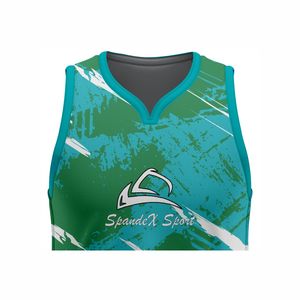 Maillot de basket-ball des États-Unis, imprimé sur mesure, professionnel, séchage rapide, respirant, 100% polyester, sans manches, maillot d'équipe - Product Image 4