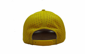 Mode sportive et confortable pour adulte, chapeau de papa personnalisé trous perforés casquette de baseball imperméable jaune, fabriqué à Injae Vina - Product Image 5