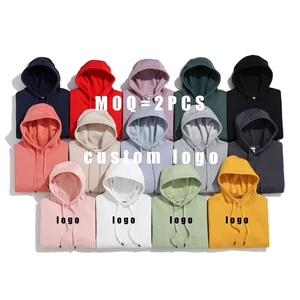 Wholesale Blank Men Women Custom <b>Hoodies</b> Sweatshirt Sport Printing Logo Heavyweight Long Sleeve Design Cotton Custom <b>Hoodies</b> - Product Image 1