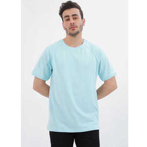 <b>Mens</b> Loose Fit Microfiber Panel O-Neck Tee 100% Cotton Quick Dry Breathable Letter Anti-Pilling Customized Pakistani Wholesale - Product Image 1