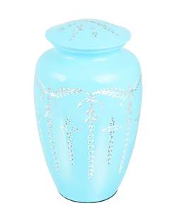 Finest Quality Origin from India Metal Aluminum Vintage <b>Urns</b> <b>for</b> Human <b>Ashes</b> Available at Convenient Price - Product Image 5