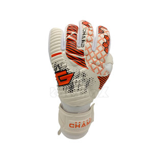 Gardien de but gardien de but de football en cuir à haute adhérence gants Protection des doigts dragonne réglable gants de football étanches - Product Image 3