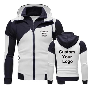 Sudadera con Capucha y Chaqueta de Forro Polar 100% Algodón con Doble Cremallera y Logotipo Personalizado para Mujer, Moda Otoño/Invierno - Product Image 1