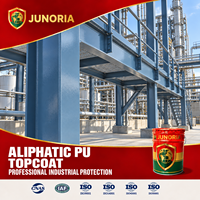 Revêtement liquide de finition en polyuréthane acrylique aliphatique 2K, résistant aux UV, haute brillance, couleurs personnalisables, peinture industrielle pour l'acier