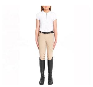 Fournitures professionnelles de cheval, couleur contrastante, couche de base pour enfants, chemise de spectacle pour enfants - Product Image 1