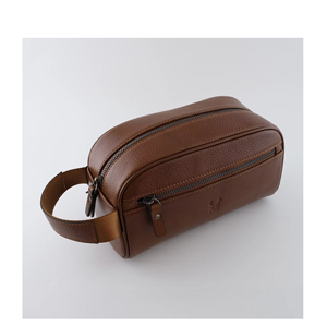 Bolso de cuero genuino Unisex Color mostaza Diseño especial Bolso de cuero Bolso de mano-Hecho en Turquía - Product Image 1