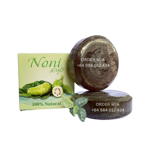 สบู่โนนิธรรมชาติขายดีที่สุด สบู่สมุนไพรโนนิทำมือ ช่วยให้ผิวขาว - Product Image 1