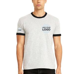 T-shirts personnalisés en fibre de bambou éco-responsable, mélange tri-blend, avec bordure contrastante Bella + coton toile/polyester - Product Image 1