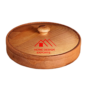 Cazuela decorativa de madera para caja de tortillas de mesa, cazuela para Chapatis y tortillas, superventas, diseño personalizado multiusos - Product Image 3