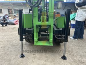 Hongrun Nieuwe Roterende Waterput Boorinstallatie 160M Max Diepte 300Mm Diameter Milieuvriendelijk 24V Pomp/Motor Boerderij & Bouw Gebruik - Product Image 6