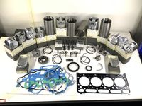 Kit de réparation de pistons 6BD1 6BG1 6HK1 6SD1, chemise de cylindre, segments de piston, kit de joints pour pièces de rechange de moteur Isuzu