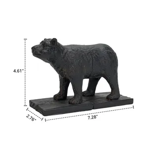 Porte-livre moderne en aluminium plaqué or antique de qualité supérieure pour bureau de lecture - Zahid Exports - Product Image 1