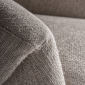 Sillón Moderno Minimalista con Estructura de Madera Maciza Ergonómica y Duradera y Tela de Poliéster Texturizada para Uso en el Hogar, Hotel o Villa - Product Image 5