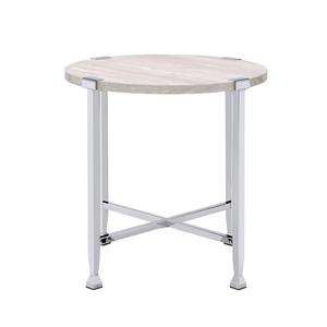 Mesa de Centro Plegable Pequeña de Estilo Industrial Moderno, Ecológica, con Superficie de Madera y Metal, Muebles para Sala de Estar - Product Image 2