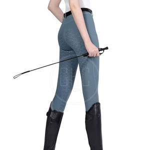 Jodhpurs d'équitation pour femmes, design élégant, tissu en spandex respirant, ajustement confortable, taille haute, taille élastique, léger, séchage rapide - Product Image 2