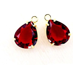 Nuevo Conector de Cristal Amatista en Forma de Trillón de 9x12x4mm de HARIOM CREATIONS, con Doble Argolla y Engaste de Oro de 14K para Bodas - Product Image 3