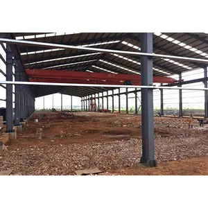 単一構造スペースを備えた中国サプライヤー金属建築迅速建設事前構築倉庫