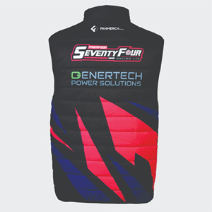 Concevez votre propre broderie personnalisée Pit Crew BMX MTB MOTOCROSS Veste sans manches Softshell Veste sans manches pour hommes - Product Image 5