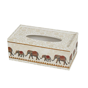 Premium Polished Bone Inlay Tissue Paper <b>Box</b> Handmade by Manufacturer for Restaurant and Home Table Ware Use - Product Image 5