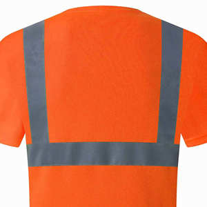 Design Impex T-shirt respirant réfléchissant haute visibilité Chemise de sécurité pour le travail Entrepôt Construction Logo personnalisable - Product Image 4