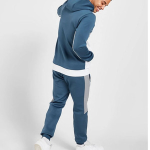 Chándales personalizados para entrenamiento al aire libre, conjunto de joggers y sudaderas con capucha para hombres, chándales de algodón de primera calidad para hombres - Product Image 6