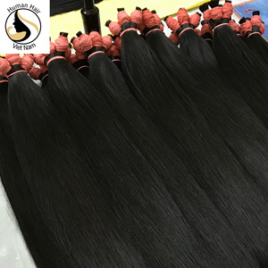 Extensions de cheveux naturels brésiliennes vierges lisses, couleur naturelle, bon marché, - Product Image 5