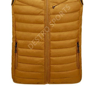 Gilet bouffant respirant haut tendance gilet à fermeture éclair vestes bouffantes Gilet bouffant sans manches fabriqué en usine prix de gros hiver - Product Image 3