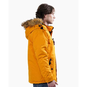 Chaqueta Parka de alta calidad al por mayor para hombre de la colección de invierno Chaqueta Parka de hombre de material original - Product Image 3