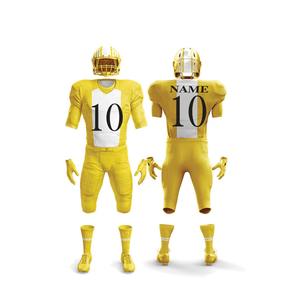 ชุดยูนิฟอร์มอเมริกันฟุตบอลแบบเรียบ ดีไซน์ล่าสุด สไตล์หลากหลาย ผลิตจากโพลีเอสเตอร์ 100% น้ำหนักเบา แขนสั้น รับสกรีนโลโก้ - Product Image 4