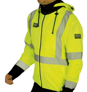 Vêtements de travail de sécurité pour hommes de haute qualité réfléchissant résistant aux flammes imperméable combinaison globale haute visibilité en gros - Product Image 1