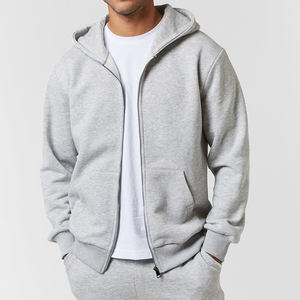 ชุดวอร์มสองชิ้นสำหรับผู้ชายกางเกงมีฮู้ดแบบรูดซิปใส่สบายสำหรับฤดูหนาว - Product Image 3