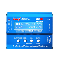 Chargeur de batterie pour modèle RC SKYRC IMAX B6AC V2 6A, interface anglaise, adaptateur de batterie Li-Ion, câble pour accessoires de drones