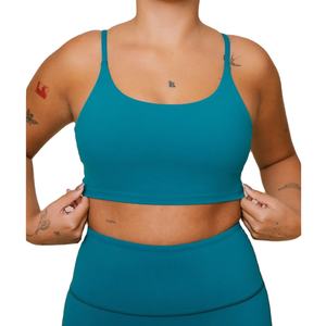 Venta al por mayor de alta calidad 2 uds mujeres Yoga conjunto ropa deportiva ropa de entrenamiento gimnasio Fitness conjuntos Leggings para adultos - Product Image 2