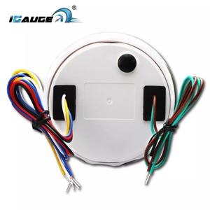 เกจวัดอเนกประสงค์ 85 มม. 4 in 1 ฟังก์ชั่นเตือนภัย สีดำ วัดแรงดันน้ำมัน ระดับน้ำมันเชื้อเพลิง แรงดันไฟฟ้า อุณหภูมิน้ำ สำหรับรถยนต์ รถบรรทุก - Product Image 3