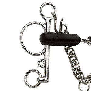 Mèche Pelham en caoutchouc articulé, mèche en acier inoxydable avec embout en caoutchouc, équipement d'entraînement équestre et de contrôle d'équitation - Product Image 5