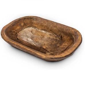 Plateau en bois fait à la main de haute qualité avec accessoires de cuisine polis plat de bol de fruits d'eau de produit pour l'hôtel à la maison - Product Image 5