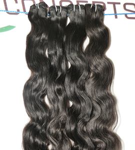 Venta al por mayor Bodywave Bundles Fabricante profesional Natural Negro Indio Templo Cabello humano Suelto Onda profunda Rizo italiano - Product Image 4