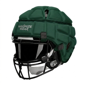 Casque de rugby unisexe Guardian Caps vert rembourré, protection de la tête, réglable, léger, casque de sécurité sportif pour hommes et jeunes - Product Image 2