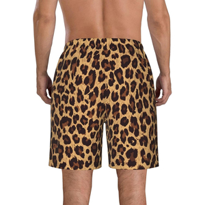 กางเกงขาสั้นลำลองผู้ชายใส่สบาย ผ้าฝ้าย 100% เอวกลาง ลายเรียบ แห้งเร็ว มีเชือกผูก ระบายอากาศได้ดี ทนทาน - Product Image 3