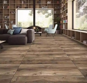 Carreaux muraux design en grain de bois naturel en bois de teck Carrelage de salon blanc rustique 600x1200 Premium - Product Image 6