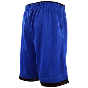 Vente en gros de shorts d'été décontractés en maille de polyester pour hommes style rue principale avec décoration vintage grande taille couleurs unies pour hommes - Product Image 2