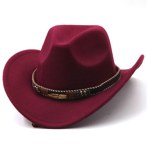 Nuevos sombreros de vaquero de cuero al aire libre para hombres de vaquero occidental personalizados Sombreros de vaquero en cuero genuino Sombreros de moda al por mayor - Product Image 1