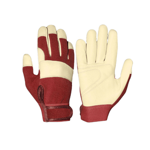 ถุงมือช่างหนังระบายอากาศได้ดี, ถุงมือเซฟตี้อเนกประสงค์สำหรับบุรุษและสตรีถุงมือทำงานช่างมีความยืดหยุ่นหน้าจอสัมผัส - Product Image 4