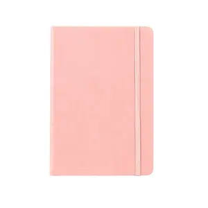 Pink Colour Custom Personalise PU Leather Writing Journal Notebook A4 Note Book