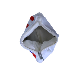 2025กระเป๋าใส่เหรียญปักลายธงชาติอเมริกันสีขาวสีแดงพร้อมลูกปัดโพลีเอสเตอร์ - Product Image 4